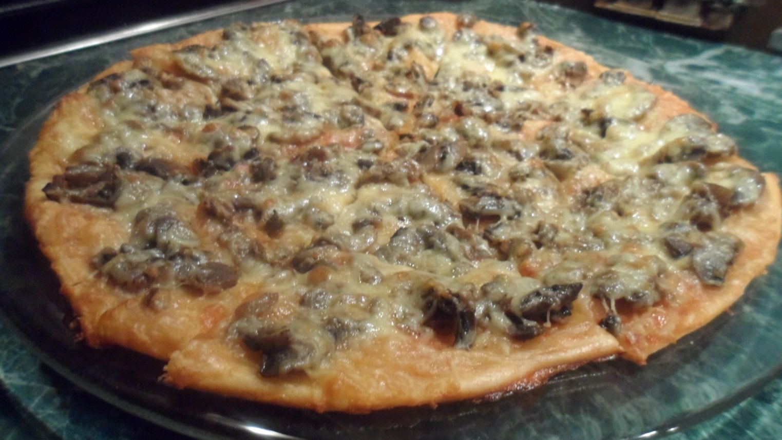 рецепт приготовления пиццы с грибами и колбасой в домашних условиях фото 83